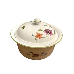 Royal Worcester Astley Fine Oven China Lidded Casserole 1983 2 Quart